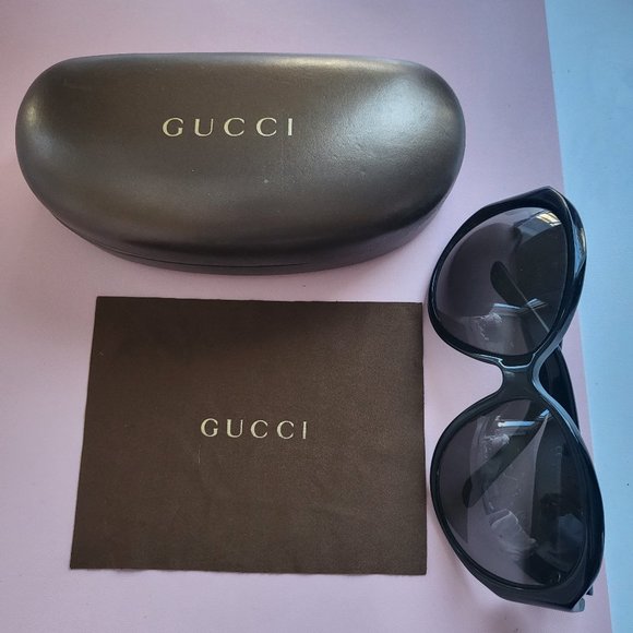 Gucci Accessories - AUTHENTIC GUCCI Black sunglasses!!! with rhinestones